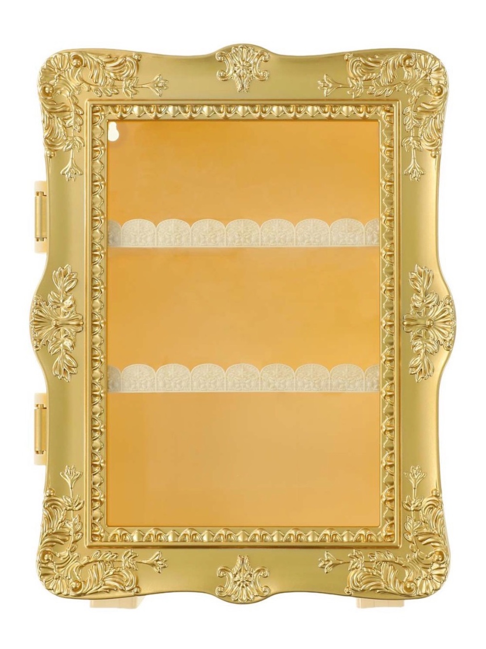 Gilded shelf display - Gold Home Accent